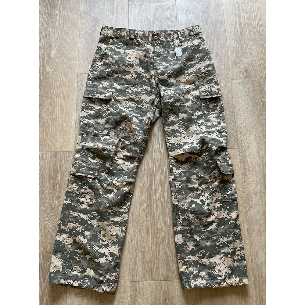 Rothco Digital Camo Combat Cargo Pants Medium Regular Military
